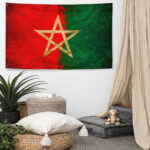 Drapeau Marocain Gold Star drapeau maroc gold star 974 1200x