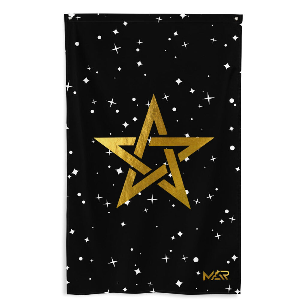 Drapeau Marocain Black & Gold Star drapeau maroc golden star 362 1200x