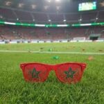 Lunettes fantaisie couleur drapeau marocain lunettes 1 1