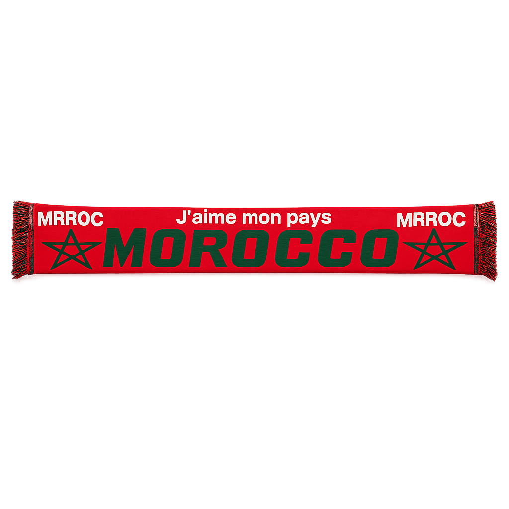 Echarpe supporter marocain Echarpe supporter marocain